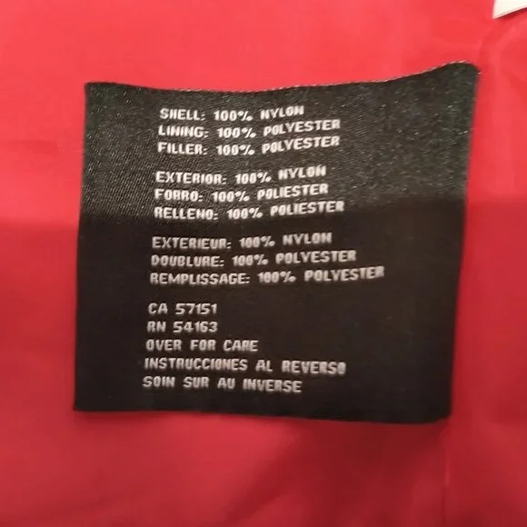 Guess  Women's Red Puffer Vest  Size M - Picture 7 of 7